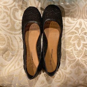 Lucky brand black flats